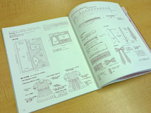 『お嬢様のためのドレスBOOK』（日本ヴォーグ社）作り方ページ
