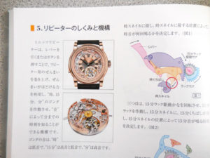 『上級ウオッチコーディネーター検定テキスト』（日本時計輸入協会）時計構造図解